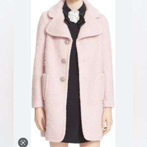 Kate Spade Soft Pink Teddy Jacket